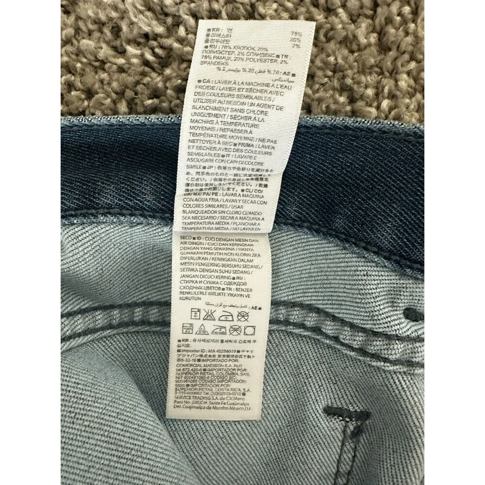 Banana Republic The Traveler Slim Jeans Men’s 33x34 Blue Stretch Denim